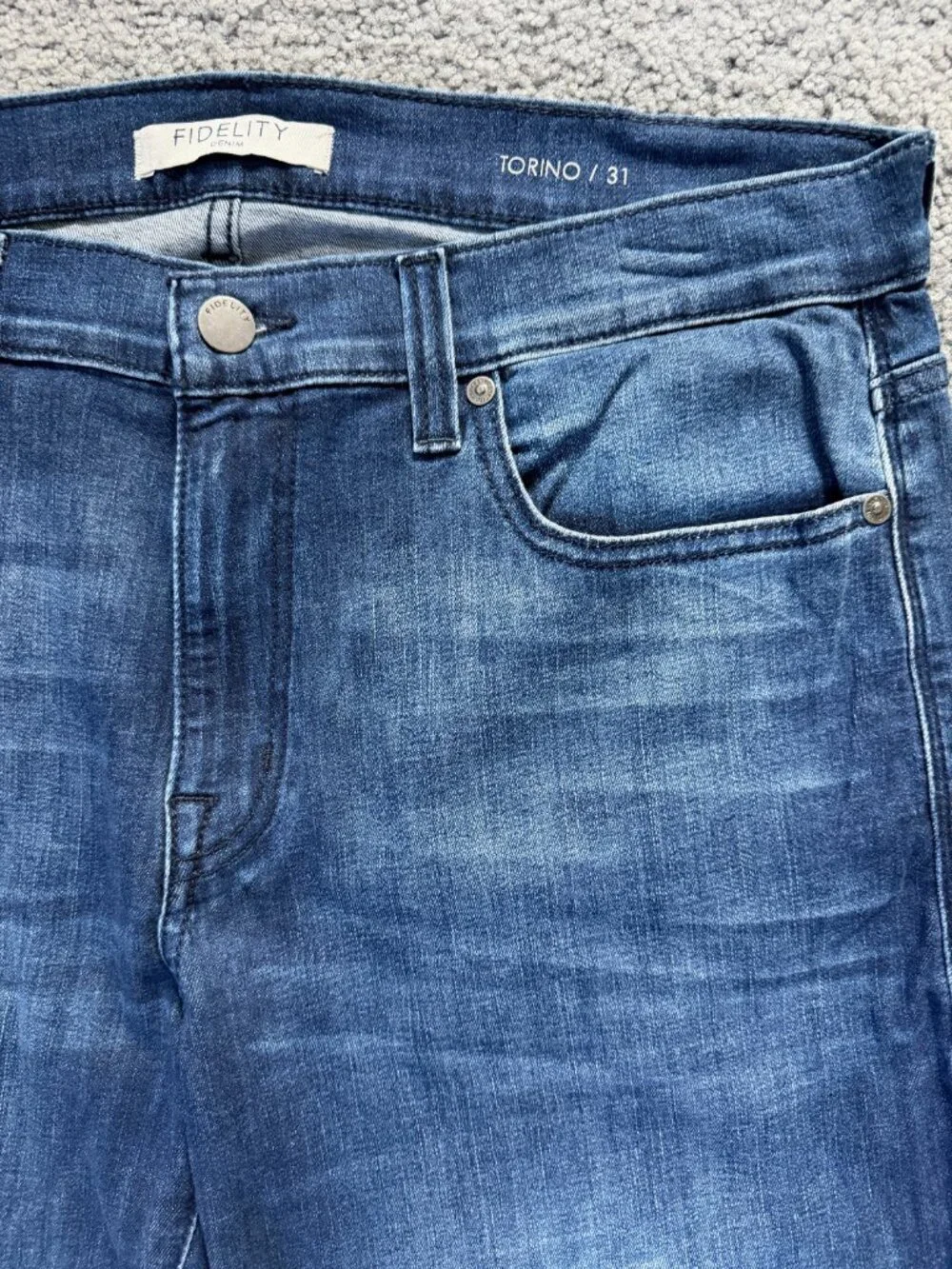 Fidelity Denim Torino Slim in Romeo Vintage Blue - Men's Sz. 36* - New With Tags